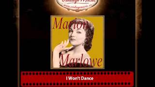 Marion Marlowe – I Won't Dance