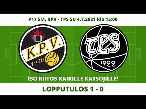 P17 SM,  KPV - TPS su 4.7.2021 klo 15:00
