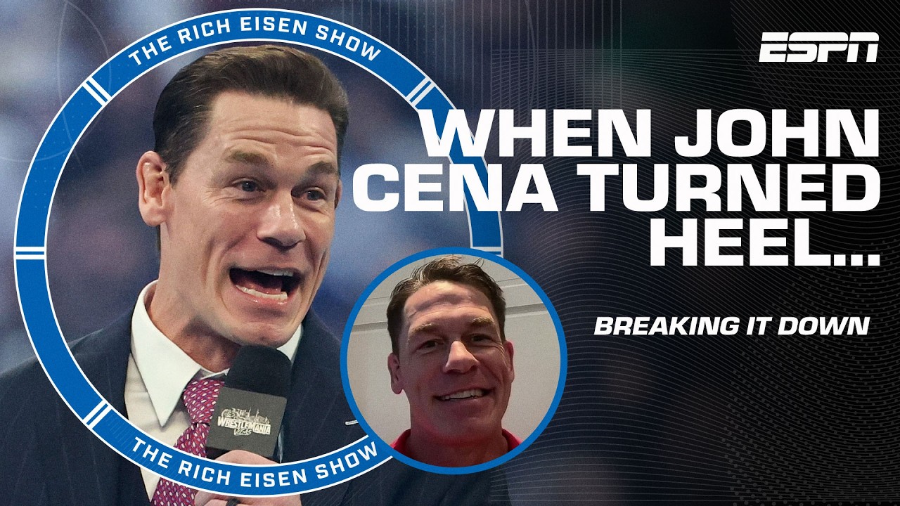 John Cena says he 'never backed down from a challenge' when TURNING HEEL 🔥 | The Rich Eisen Show