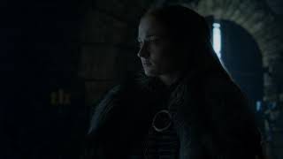 Game of Thrones 7x06 - Sansa And Arya&#39;s Faces