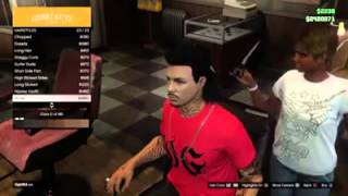 GTA V Online - Unlock Pure Black Hair Color During Transfer to PS4/XB1