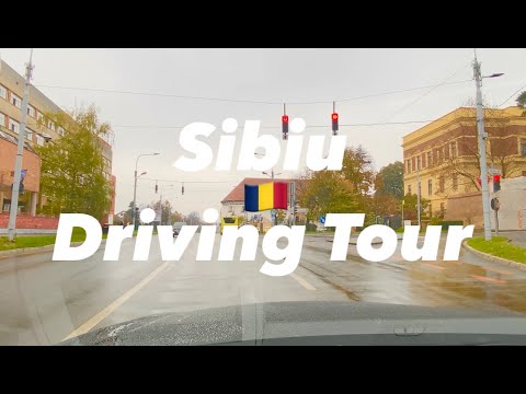 SIBIU - HERMANNSTADT driving tour 🇹🇩 Romania 4K