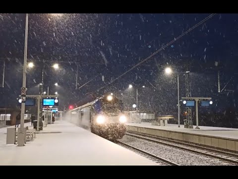 PKP InterCity, EU160, poc. 8100 EIC CHROBRY #trainspotting #winter