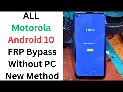 ALL Motorola Android 10 FRP Bypass Without PC | Motorola Android 10 Frp Bypass | moto frp android 10