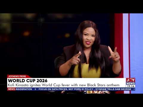 World Cup 2026: Kofi Kinaata ignites  World Cup fever with new Black Stars anthem.