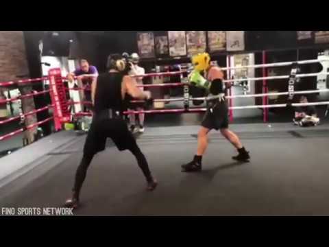 Kazakhstan Gold Medalist Daniyar Yeleussinov Releases Sparring Session for his upcoming fight DAZN