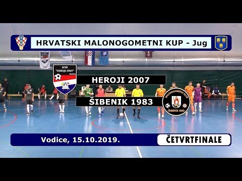 HMN KUP-JUG, 1/4: HEROJI 2007 - ŠIBENIK 1983, VODICE 15.10.2019.