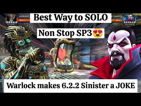 MCOC - Warlock destroys Act 6.2.2 Mister Sinister Boss | Chain Sp3 - Marvel Contest of Champions