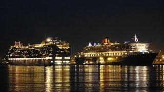 "QM2", "QV", "Azura", "Black Watch", MS "Rotterdam" & "Saga Ruby" in Southampton - 10/01/2013