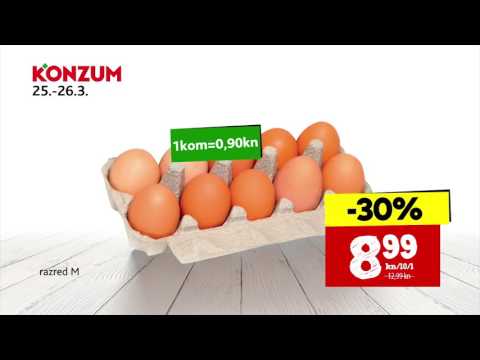 Konzum Vikend akcija, 25.3. - 26.3.