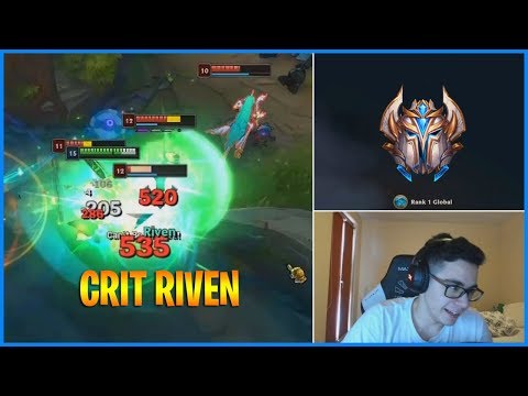 This is Why PROS Play CRIT RIVEN | TF Blade - Getting EU Challenger | LoL Daily Moments Ep 438