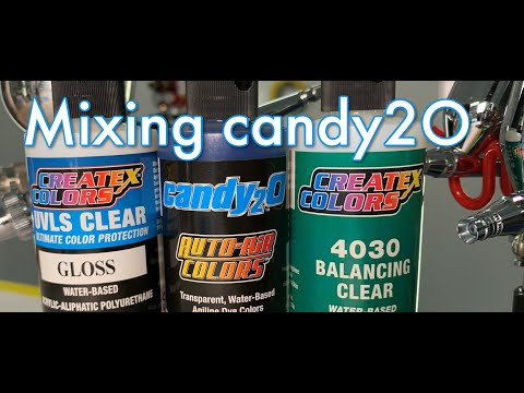 Mixing candy2o for Airbrush & Spray-Gun Painting