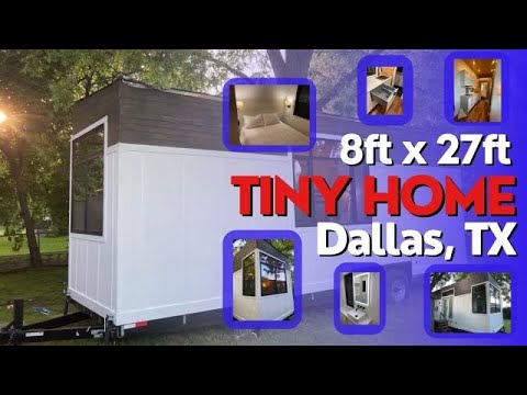230 Sq Ft Tiny Home Airbnb Ready: French Doors, Smart Lights, Mini-Split AC/Heat!