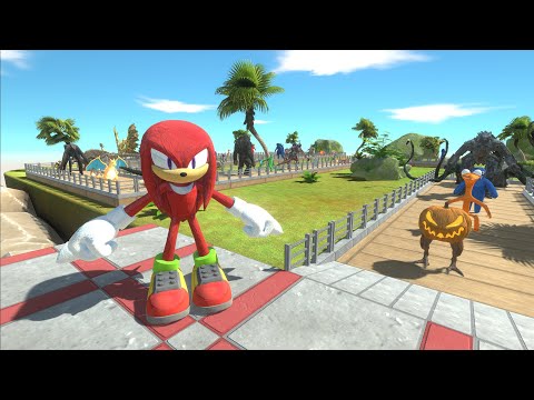 KNUCKLES DEATH RUN - Animal Revolt Battle Simulator