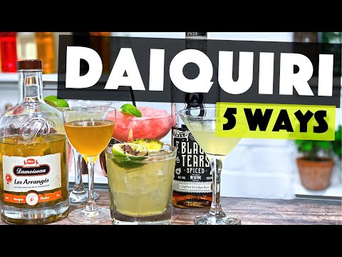 Daiquiri Variations | 5 EASY Ways to make a Daiquiri at Home!