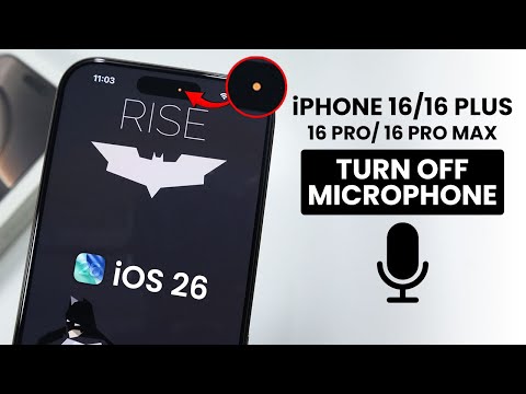 [iOS 26] How to Turn Off Microphone on iPhone 16 / 16 Pro Max