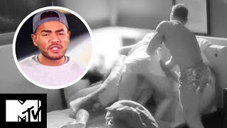 WTF! Aaron&#39;s Proper Akka Bedroom Kick Off At Nathan | Geordie Shore 1603