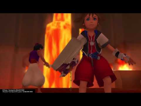 Kingdom Hearts Final Mix (PS4) Cutscene #66 Jafar Rises as a Genie