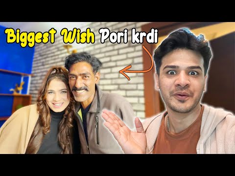 Apny Driver Ki Biggest Wish Pori krdi || Hamara 23rd Aur Aizal 12th AbroadTrip Start