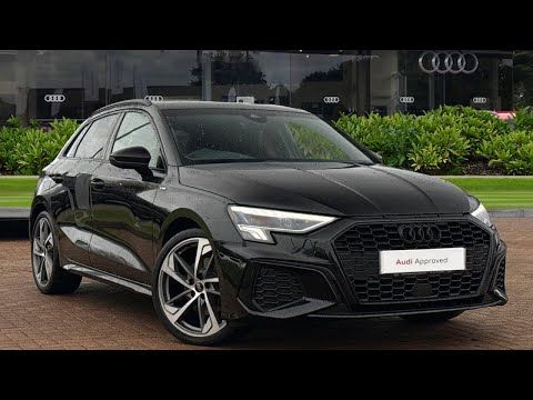 Approved used - Audi A3 Sportback Black Edition 35 TFSI at Stafford Audi
