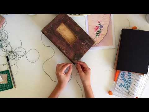 Nameless Vintage Art Journal Series Intro Supplies