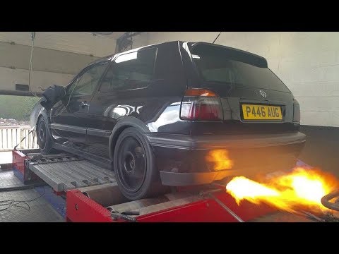 673bhp Volvo T5 Powered AWD Mk3 VW Golf - 10.34 @ 135mph