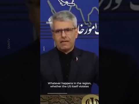 Iran spokesman says US to blame for resumption of hostilities | AJ #shorts
