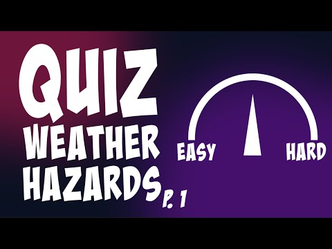 Test your aviation knowledge: Weather Hazards Quiz.