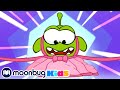Om Nom Stories Tea Party Cut The Rope Funny Cartoons For Kids Babies Moonbug TV