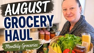August Grocery Haul - What We Bought Saved and Stocked Up On