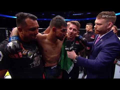 Fight Night Denver: Yair Rodriguez Octagon Interview