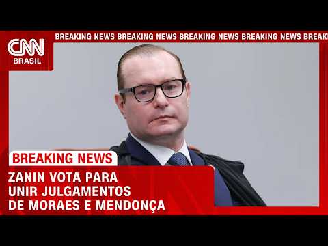 Zanin acompanha Dino e vota para unir julgamentos de Moraes e Mendonça | CNN 360°