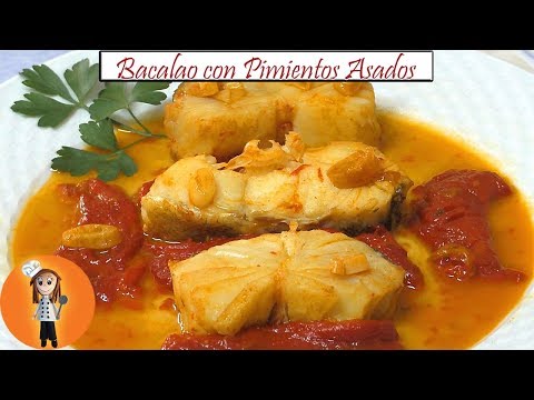 Bacalao con Pimientos Asados | Receta de Cocina en Familia