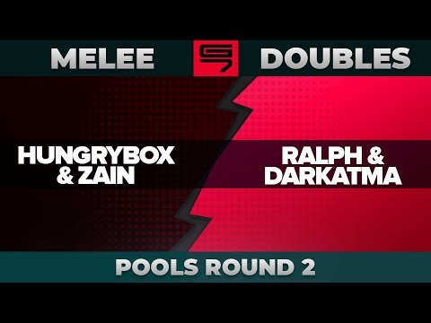 Hungrybox/Zain vs Ralph/Darkatma - Pools R2 Winners Semifinal: Melee Doubles - Genesis 7