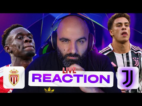 🏆 MONACO JUVENTUS [Live Reaction] || Ultimo VALZER del GIRONE con @lAngoloDiKinoshi