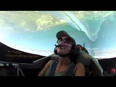 Lacey's Aerobatic Flight with Matt Hall Racing