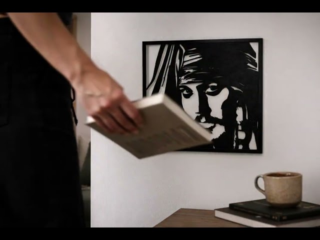 قطعة جدارية للكابتن جاك سبارو