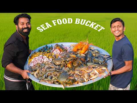 Giant Sea Food Recipe | വലിയ സീഫൂഡ് ബക്കറ്റ് കഴിച്ചാലോ | M4 Tech |