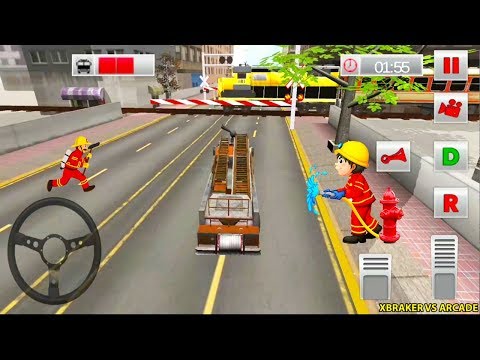 Fire Truck Simulator 2019 - Emergency Rescue People - Android Gameplay FHD