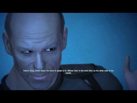 Jenn Mass Effect HD 09 - Chorban - Harkin -  Wong - CItadel overlook Conversation
