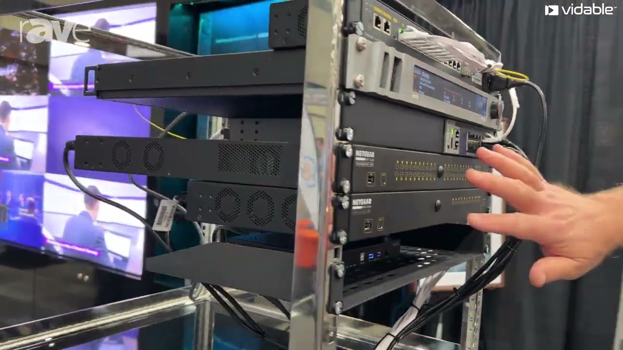 CEDIA Expo 22: Here's a Look at NETGEAR's Live AV-over-IP System Managing Its Booth
