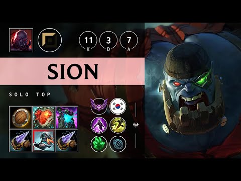 Sion Top vs Jayce - KR Master Patch 25.14