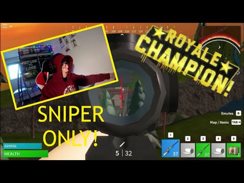 Winning Alone: Battle Royale but its Sniper *ONLY*