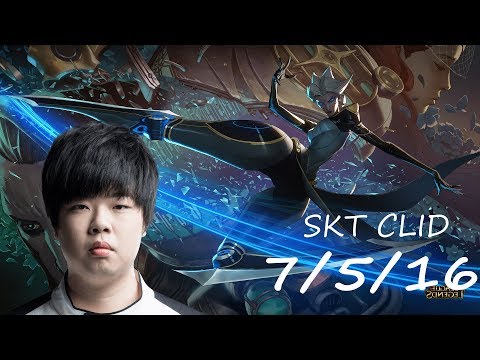 SKT Clid Camille, KDA 7/5/16. Stream Jan 01,2019.