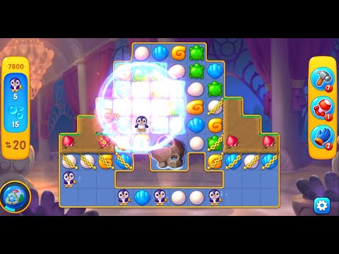 Fishdom level 7800 with a puzzle (с головоломкой)