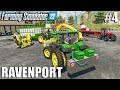 Harvesting Corn Silage with New Equipment | Ravenport | Episode #4 | Farming Simulator 22