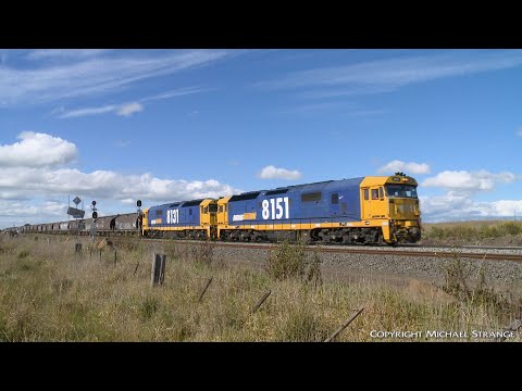 7731V Pacific National Grain Train - PoathTV Australian Railways
