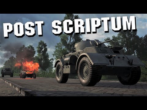 Post Scriptum Scout Car Fun (Staghound, Daimler) - 4K