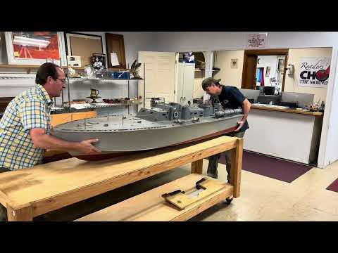 Massive 8 FT WWII US Navy PT Boat Model up for Auction