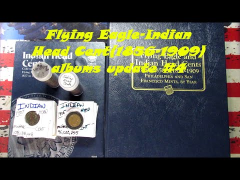 Flying Eagle/Indian Head Cent (1856-1909) - Whitman albums build - update #4 #americancoin